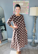 Hannah Brown Dot Dress