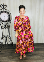 Hannah Fall Floral Dress