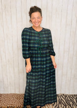 Missy Hunter Green Plaid Dress