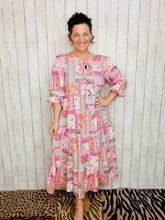 Trish Bow Front Dress-Pink