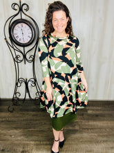 Olive Abstract Tunic