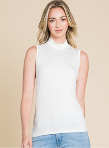 Mock Neck Tank Top