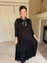 Large Polkadot Scarf-Black or Ivory