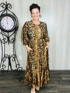 Katie Animal Print Dress