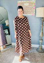 Hannah Brown Dot Dress