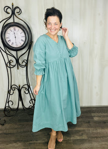 Your Favorite Summer Dress- Sea Green