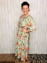 Julia Sage & Floral Midi Dress