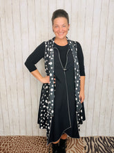 Black & White High Class Dot Vest