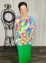 Amy Thicker Fabric Pencil Skirt- (Regular & Plus) Kelly Green (33" Length)
