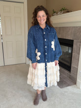Jean & Lace Shirt Dress