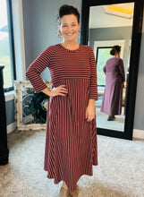 PREORDER: Everyday Style Dress- Burgundy