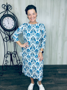 Blue Dreams Active/Swim Dress