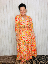 Peach Sophistication Zipper Dress
