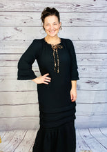 Rena Black & Leopard Dress