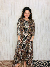Michella High Low Dress-Classic Leopard