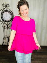 The Good & The Comfy Top- Black, Hot Pink or Mauve