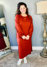 Addie Athletic/Legging Coverage Skirt- Rust