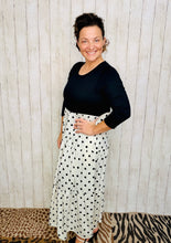 Tonya Black & White Polkadot Dress