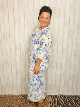 Marissa Ribbed Top- Ivory Floral