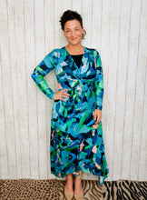 Blue Twist Dress