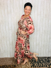 Mallory Mauve & Leopard Dress