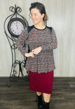 Calandra Floral & Black Tunic