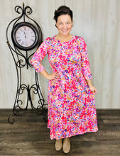 Brenda Wildflower Dress- Pink