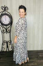 Leopard & Tan Mesh Overlay Dress