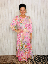 Missy Pink & Floral Dress