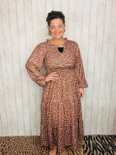Julia Frilled Bambi Print Dress