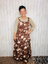 Fall Floral Ribbed Jumper