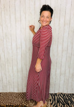 Everyday Style Dress- Burgundy