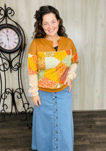 Autumn & Patchwork Pullover