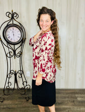 Valarie Burgundy Top