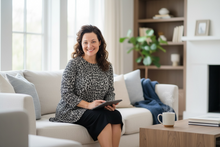 Tara Sharkbite Tunic-Gray Leopard Print