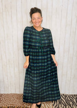 Missy Hunter Green Plaid Dress