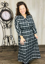 Black & White Plaid Dress