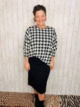 Houndstooth Dolman Top