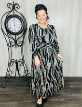 Rhonda Smocking Waist Dress- Animal Print