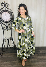 Smiles & Olive Dots Dress