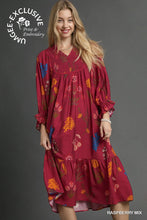 Janice Raspberry Mix Dress