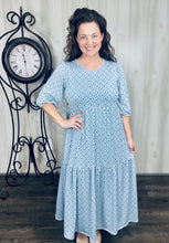 Jenna Denim & Ivory Dress
