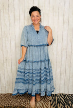 Light Chambray Maxi Dress