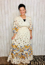 Day In the Park Cream Button Front Dress