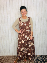 Fall Floral Ribbed Jumper