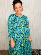 Brenda Blue & Green Dress