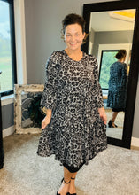 Feminine & Fabulous Gray Animal Print Tunic