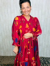 Janice Raspberry Mix Dress