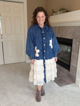 Jean & Lace Shirt Dress