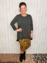 Miss Amy Thicker Fabric Pencil Skirt- (Regular & Plus) Animal Print